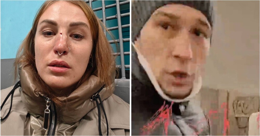 В Москве неадекват сломал девушке нос в метро из-за отказа дать деньги