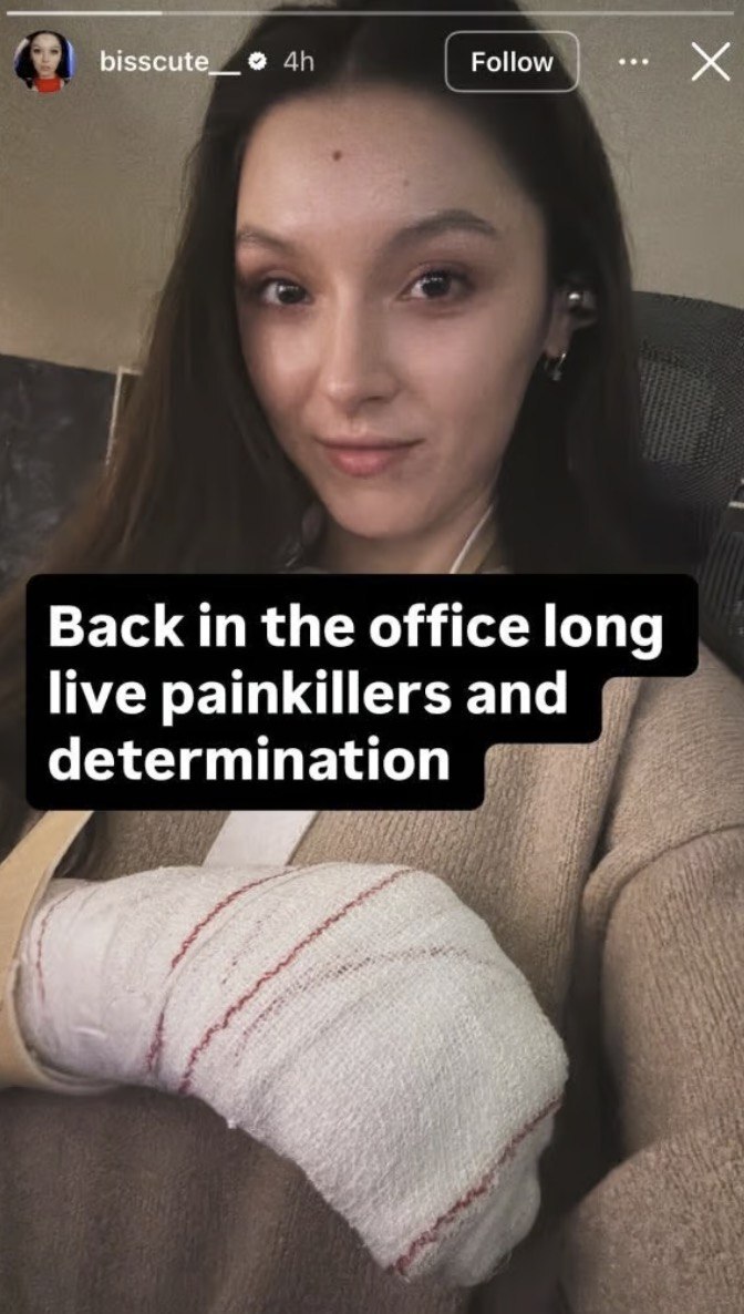 Девушка получила травму во время прямой трансляции