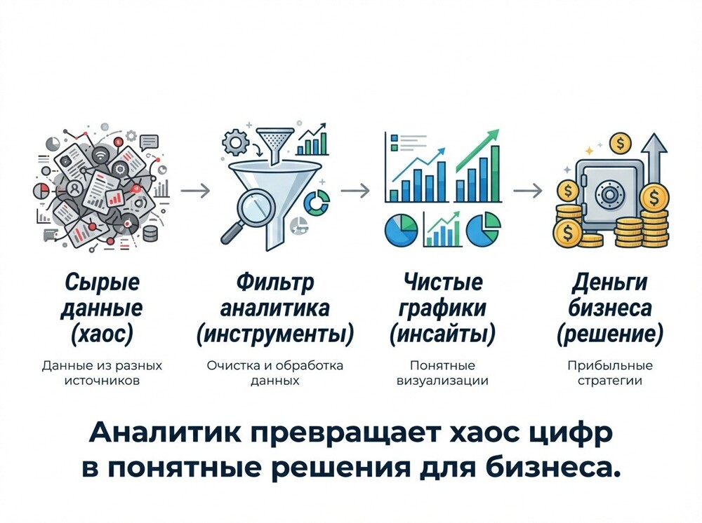 Как стать Data аналитиком с нуля: Гайд 2026 | Зарплата от 110 000 рублей