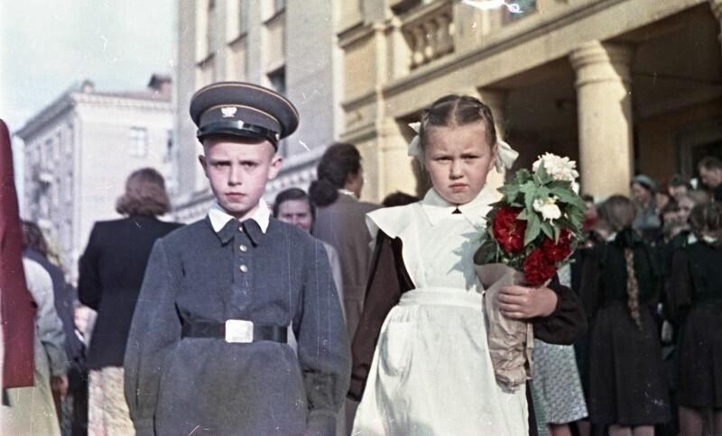 1 сентября в школе 702 Ленинградского района Москвы.