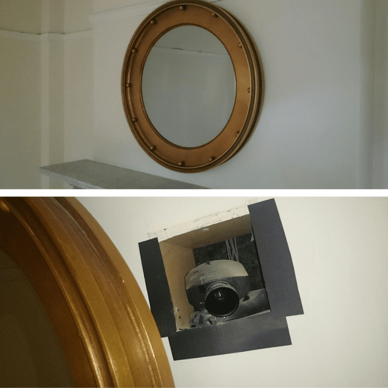 Только что снял новое помещение. Предыдущий жилец оставил зеркало на стене и грязный секретик