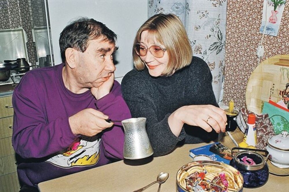 Михаил Светин с женой Брониславой Проскуриной. 