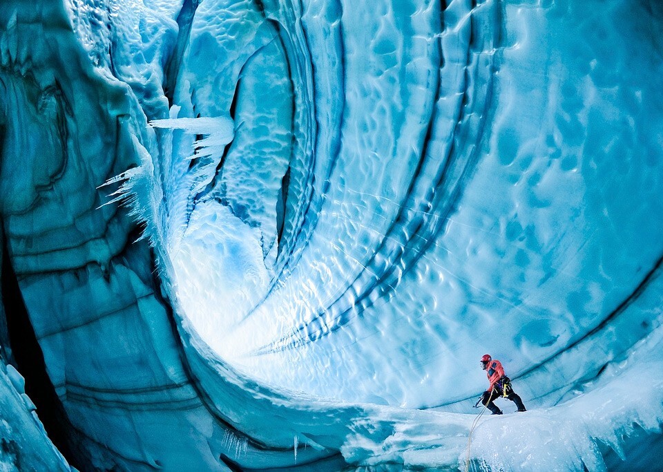 Ледник Langjokull в Исландии. Фото-Tyler Stableford