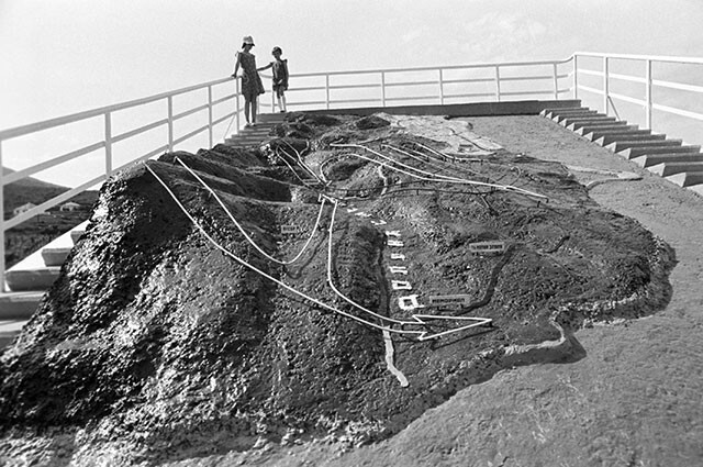 Макет «Малой земли» в мемориале, посвященном героическим защитникам Отечества