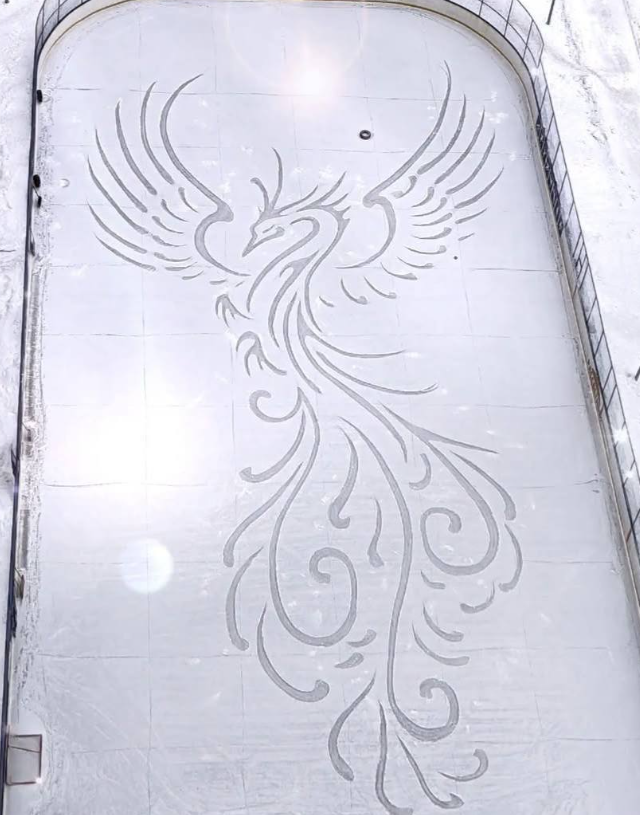 Картины снегом