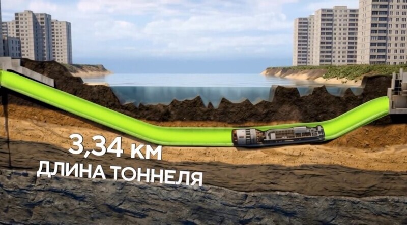 Как строят самый длинный подводный тоннель московского метро