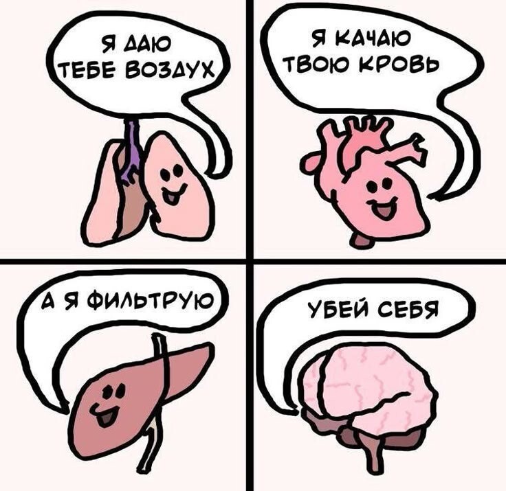 Весëлые картинки про органы