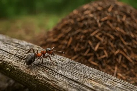 Муравьи освоили сельское хозяйство. Отдельные виды культивируют грибки в своих жилищах, создавая для них оптимальный микроклимат и используя их в пищу.