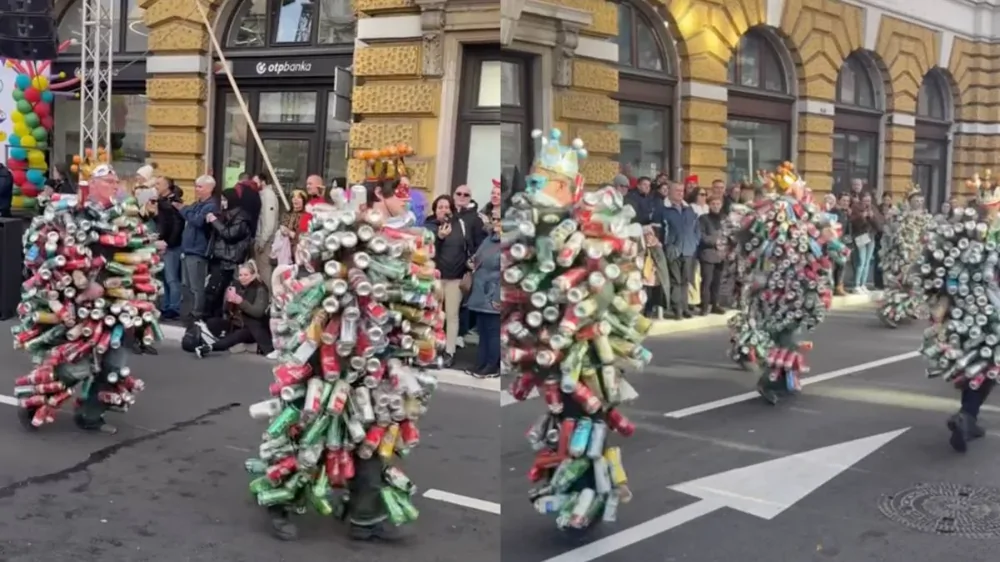 В Хорватии отмечают карнавал в необычных костюмах