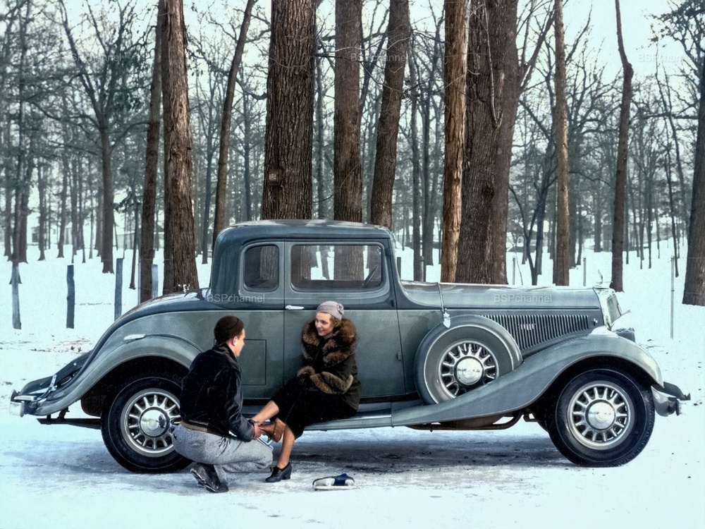 Реклама Studebaker President 1933 год