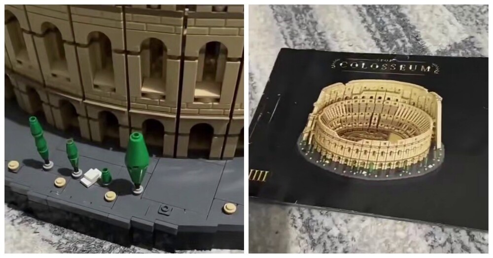 Кот оценил набор LEGO