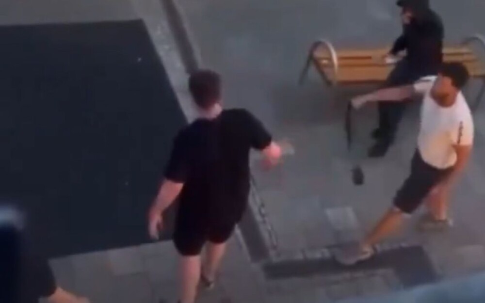 Мужчина получил удары ремнём  на фестивале в Кульмбахе