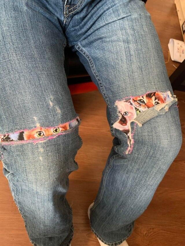 Нашла как сделать так, чтобы мои любимые джинсы прослужили мне как можно дольше