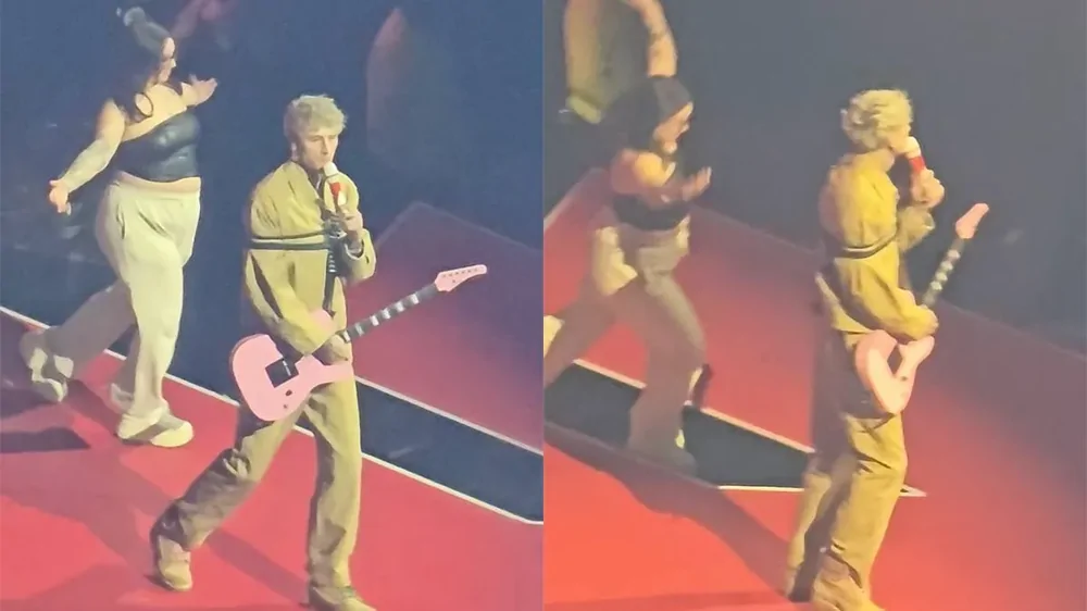 Фанатка провалилась во время концерта Machine Gun Kelly