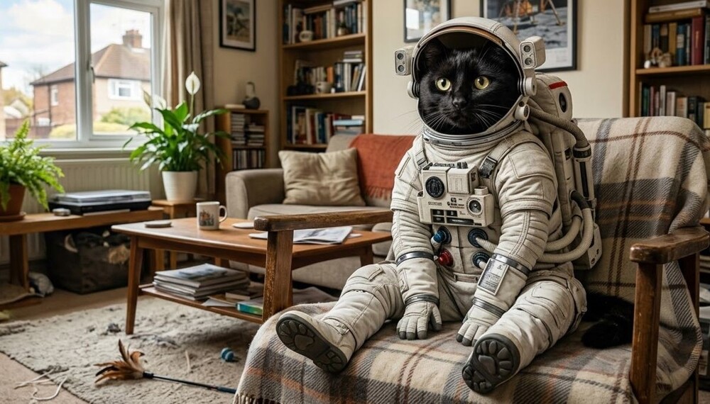 Кот-космонавт
