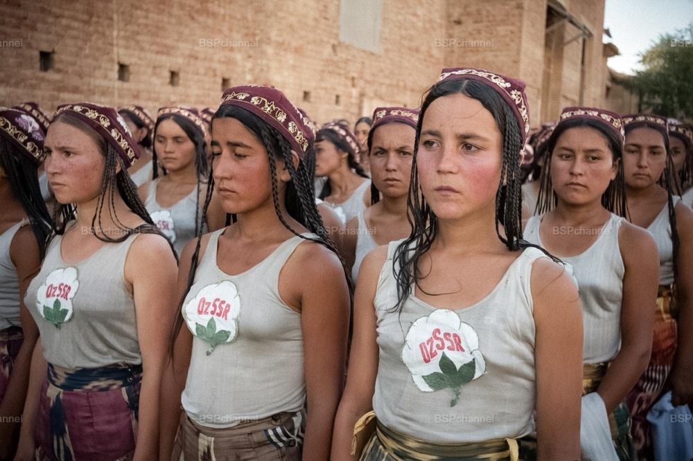 Парад физкультурников в Ташкенте, 1938-39