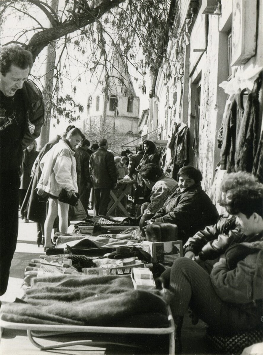 Сызрань. Рынок 1990-х годов на улице Советской