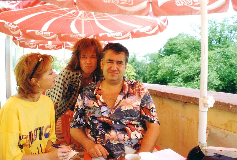 1996 год. Лариса Удовиченко, Станислав Садальский и Максим Аверин