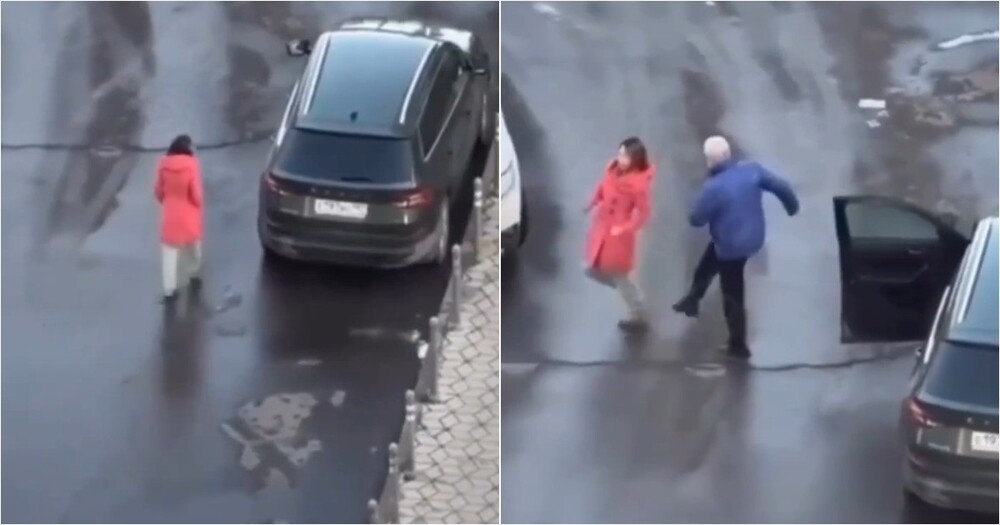В Москве пьяная женщина ломала зеркала машин