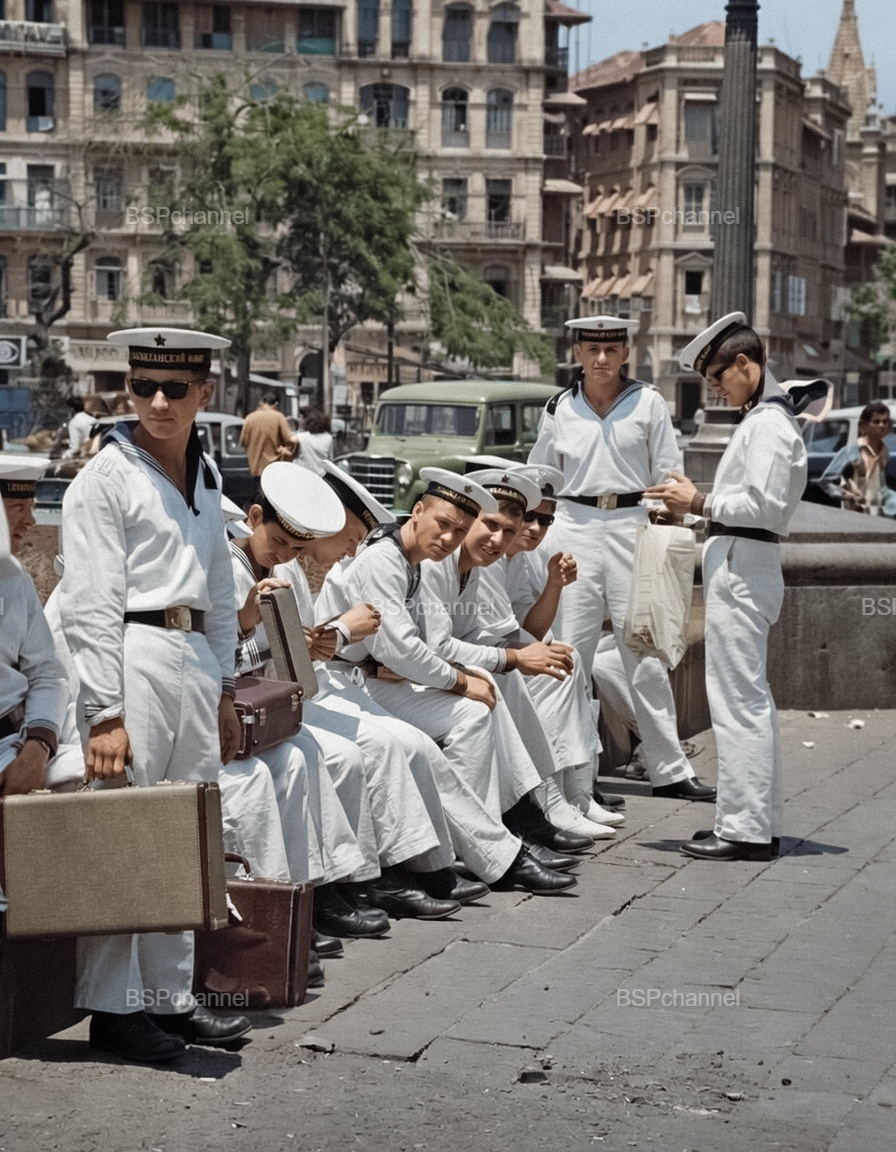 Советские моряки в Индии, 1967