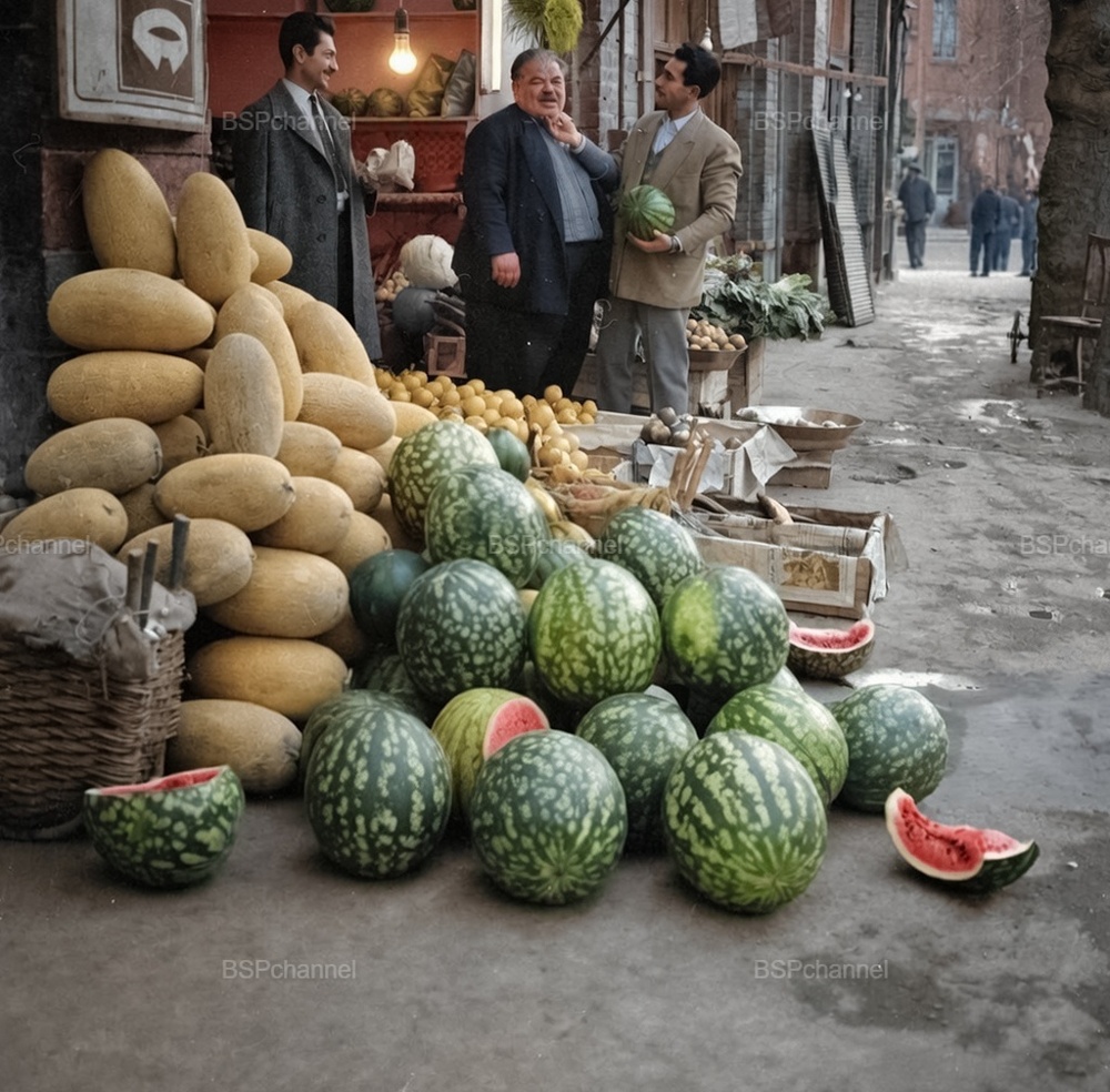 Продавец фруктов в Тегеране, 1961