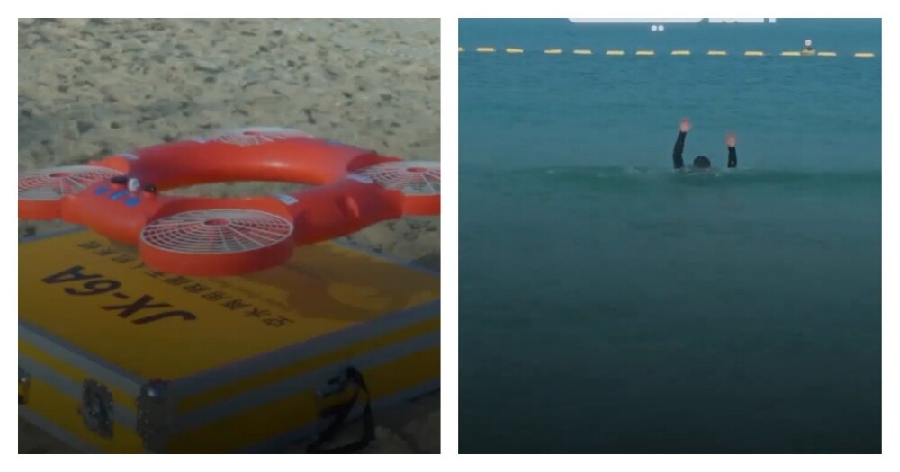 Робо-спасатели на пляжах Дубая