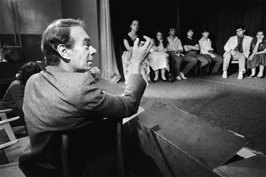Алексей Баталов во время курса актерского мастерства во ВГИКе, 19 мая 1987 год.