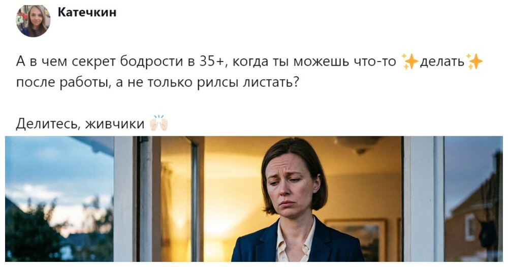 Энергия после 35 лет: пользователи делятся источниками её получения и обсуждают эффективность разных методик