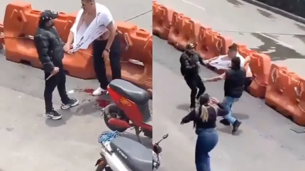 В Боготе уличный герой попытался задержать вора, но вмешался его подручный