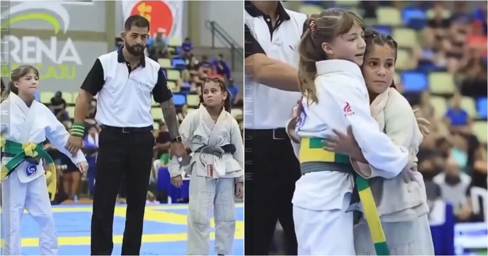 Милый момент  на чемпионате по джиу-джитсу