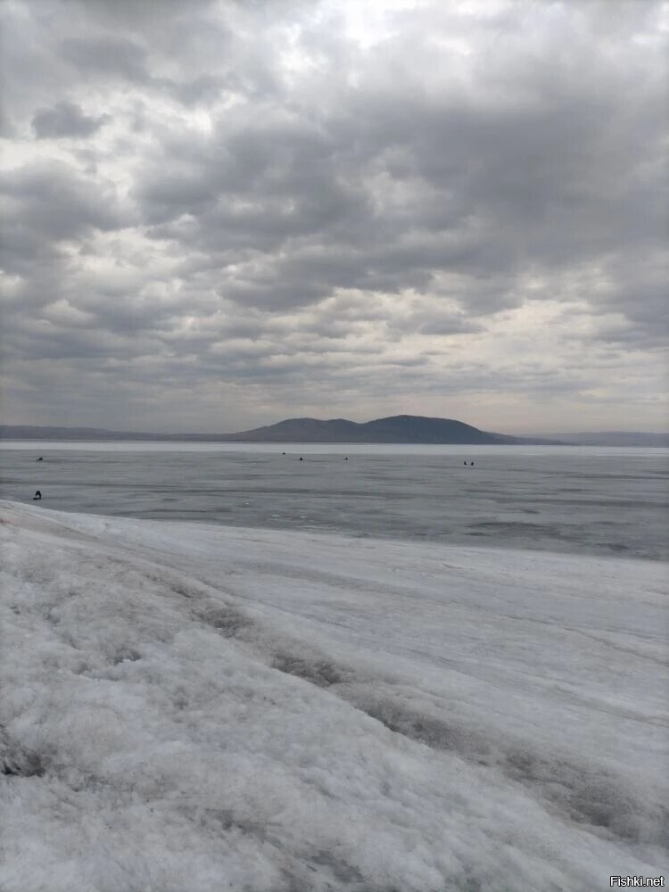 Апрель на Красноярском водохранилище