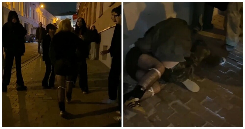 Драка девушек-подростков попала на видео