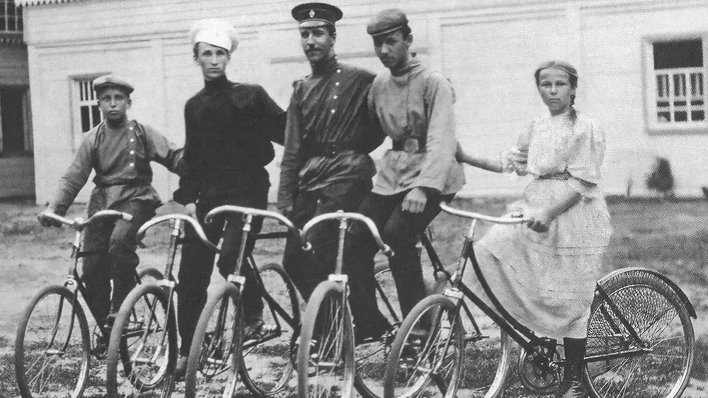 Билет на право езды по городу на велосипеде. Санкт-Петербург 1898 год