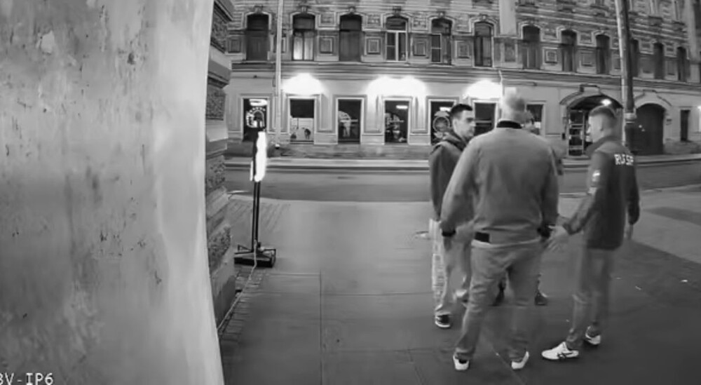 Драка у бара в Санкт-Петербурге