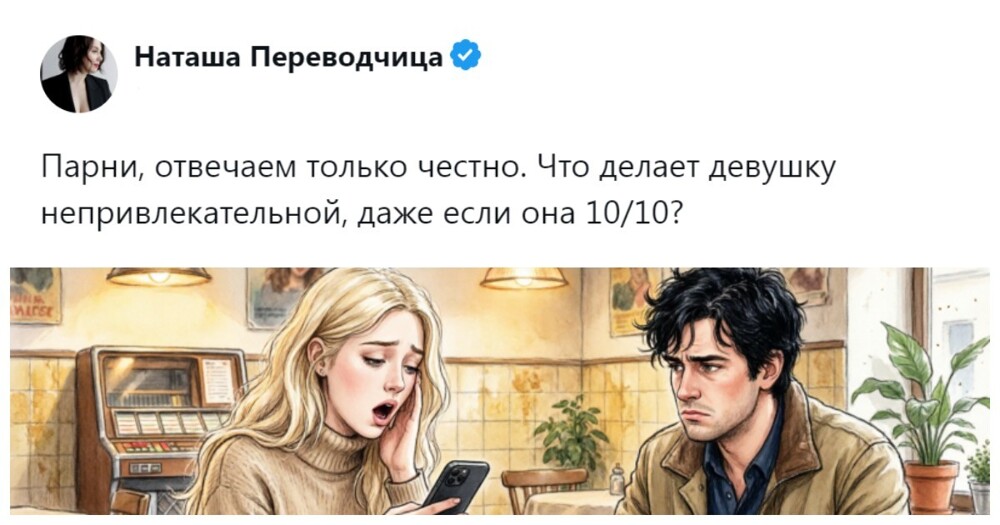 Запах, татуировки, мемная несовместимость: мужчины назвали критерии, убивающие женскую магию