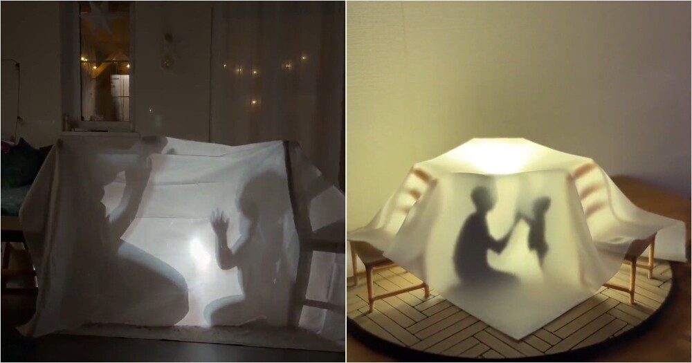 Самый душевный ночник: сцена из детства, напечатанная на 3D-принтере