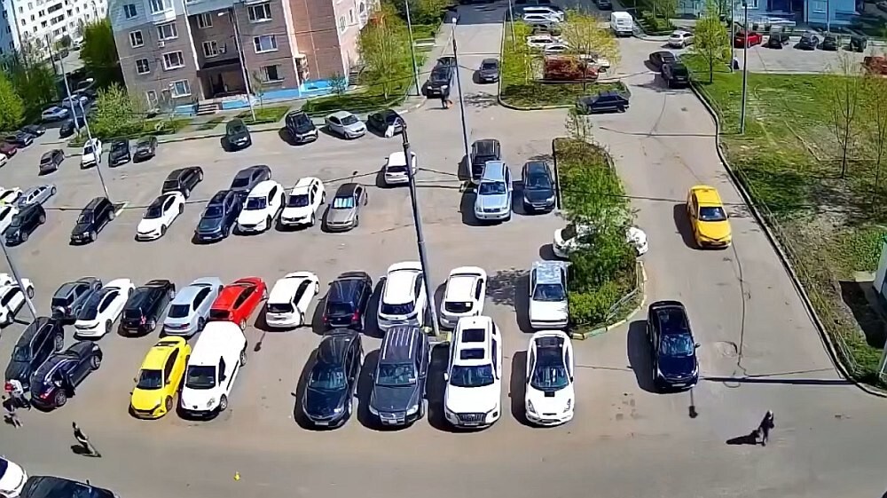 Самокатчик врезался в автомобиль такси