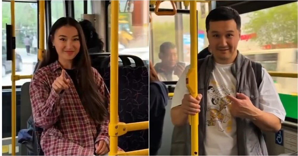 Неловкая, но забавная ситуация в общественном транспорте