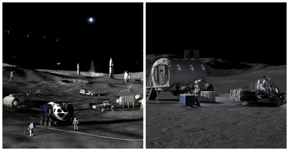 NASA представило план по созданию обитаемой базы на Луне