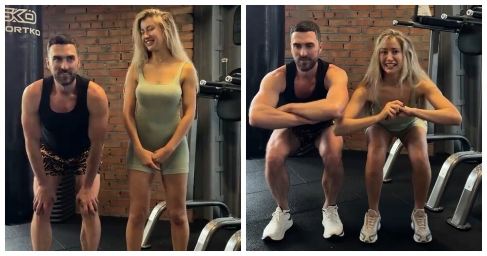 Спортивный челлендж с неожиданно смешным сравнением