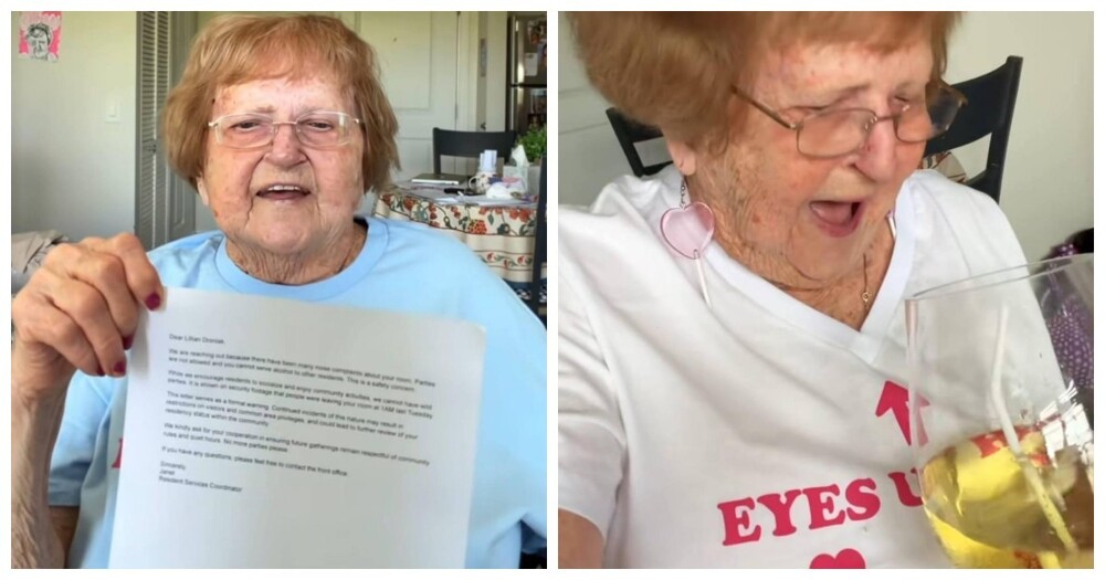 96-летнюю американскую блогершу грозятся выселить из дома престарелых за шумные вписки с алкоголем