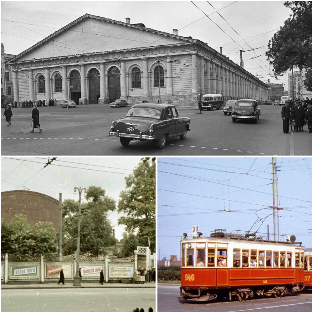 Москва 1950-х и как изменились эти места с тех пор. Было и стало