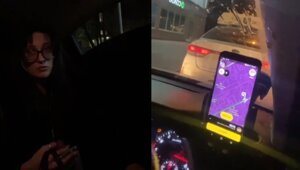 Девушка отказалась платить за такси и оскорбляла водителя