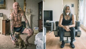 Голландские фотографы создали проект, который отвечает на вопрос: «Как будут выглядеть ваши тату в старости?»