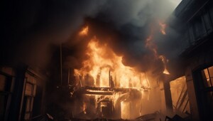 В Подмосковье сгорел хостел с нелегальными мигрантами: погибли восемь человек