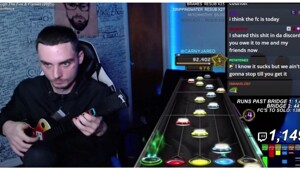 Из жизни геймеров: парень прошёл самый сложный трек в Guitar Hero на скорости 200% без единой ошибки