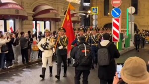 В Москве подразделения армии Китая приняли участие в репетиции парада к 9 мая