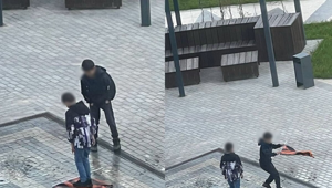 В Обнинске дети иностранных специалистов сорвали и растоптали георгиевский флаг