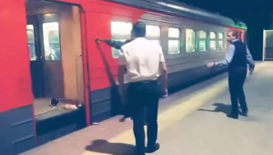 Машинист охладил пыл драчунов