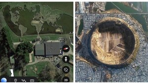 30 неожиданных находок с Google Earth